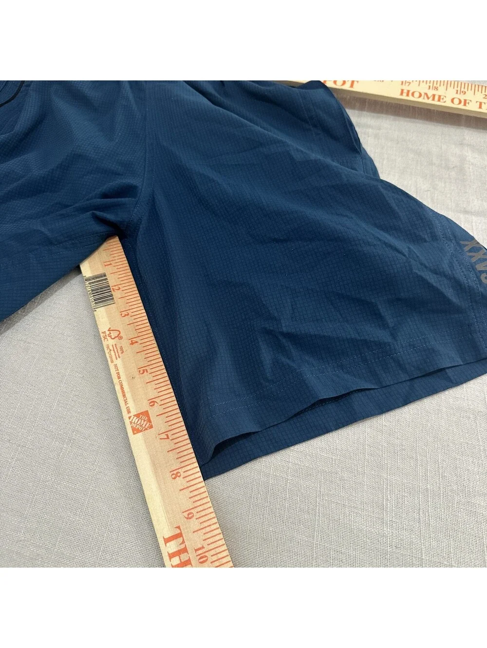 Saxx Kinetic Train 2N1 Training Shorts Blue Men Small Athletic Gym Lined Elastic